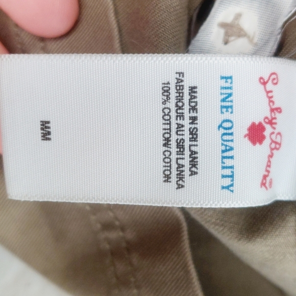 Lucky Brand 100% Cotton Kaki Pockets Drawstring Military  Hooded Jacket P7073 - Picture 6 of 10